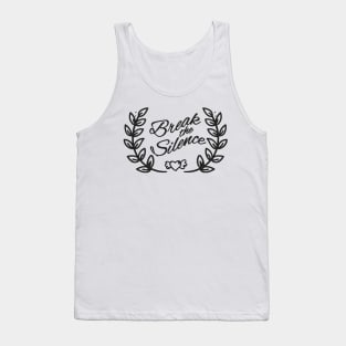 'Break The Silence' PTSD Mental Health Shirt Tank Top